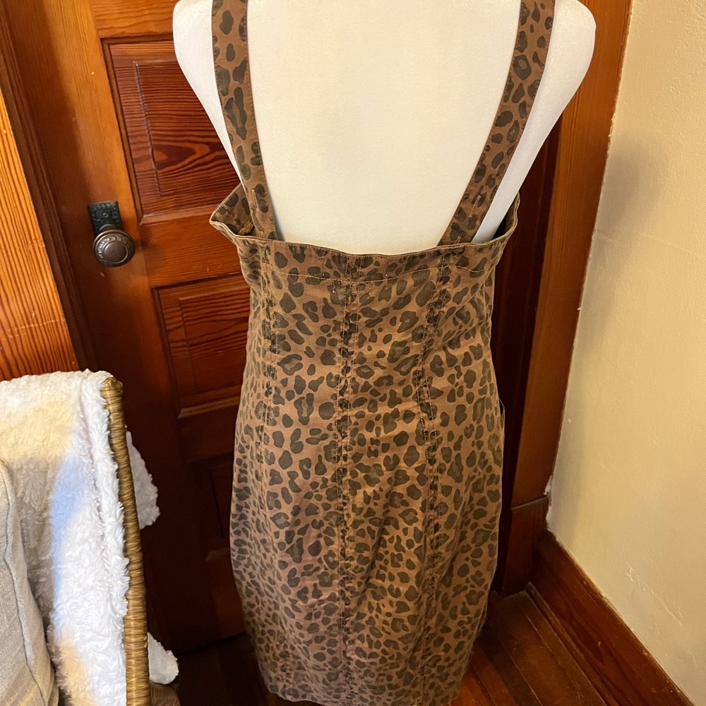 Level 99 Brown Leopard Print Top - image 4